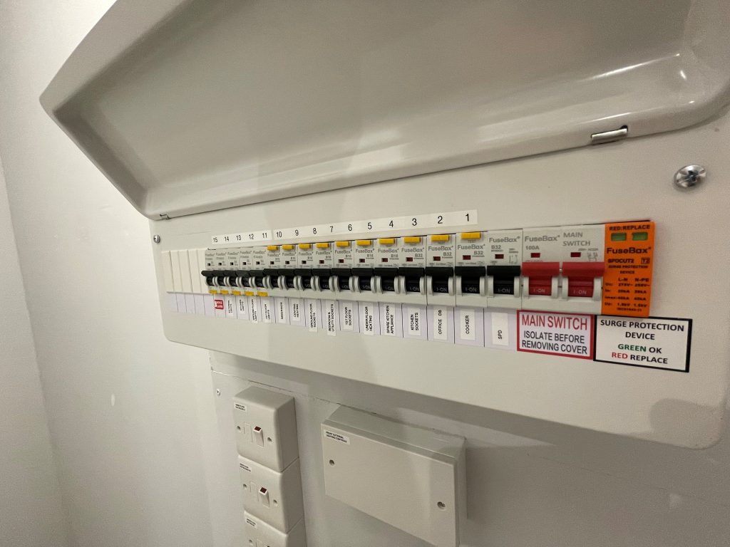 Modern domestic consumer board